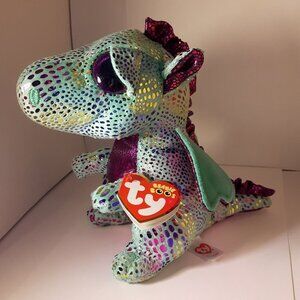 TY beanie boos Dragon Cinder NWT plush